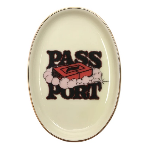 Passport Soap Dish Off White/Gold