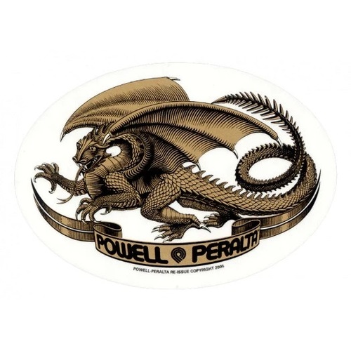 Powell Peralta Sticker Oval Dragon (Assorted)