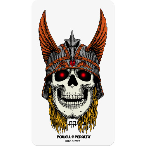 Powell Peralta Sticker Andy Anderson Skull 6 Inch