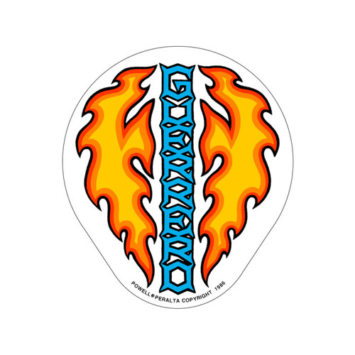 Powell Peralta Sticker Guerrero Dagger 5 Inch