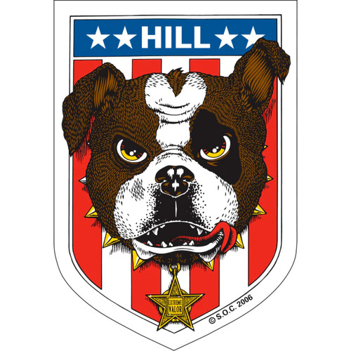 Powell Peralta Sticker Frankie Hill Bulldog 4.5 Inch