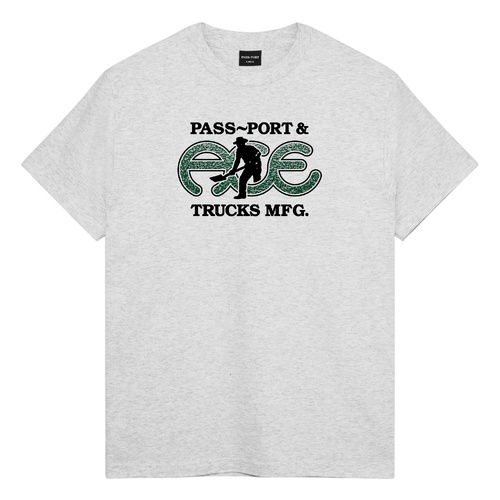 Passport x Ace Tee Hammertone Ash [Size: Mens Medium] [Colour: Grey]