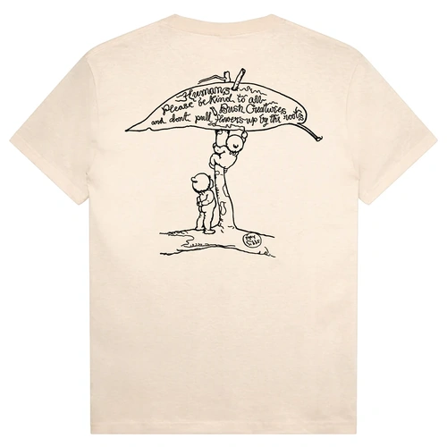 Passport Tee Be Kind Natural [Size: Mens Medium] [Colour: Cream]