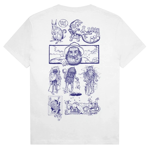 Passport Tee Bush Greeting White [Size: Mens Large] [Colour: White]