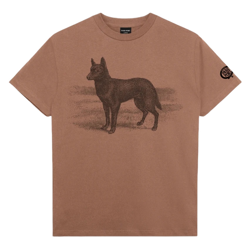 Passport Tee Kelpie Dusty Brown [Size: Mens Large] [Colour: Brown]