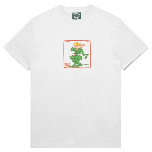 Passport Tee Leap Frog White [Size: Mens Medium] [Colour: White]