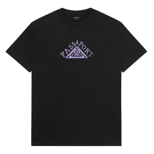 Passport Tee Manuscript Black [Size: Mens Medium]