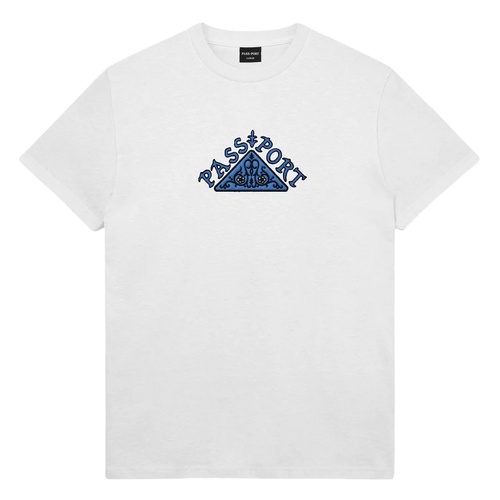 Passport Tee Manuscript White [Size: Mens Large] [Colour: White]