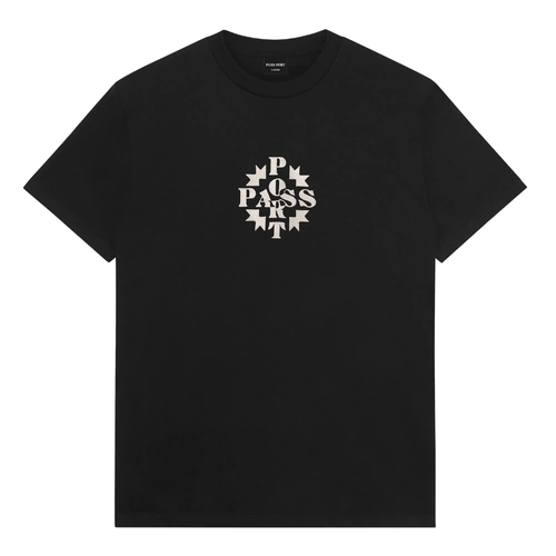 Passport Tee Minted Black