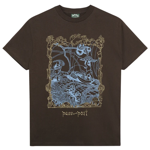 Passport Tee Scribblegum Bark