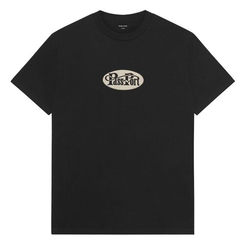 Passport Tee Whip Embroidery Black [Size: Mens Small]