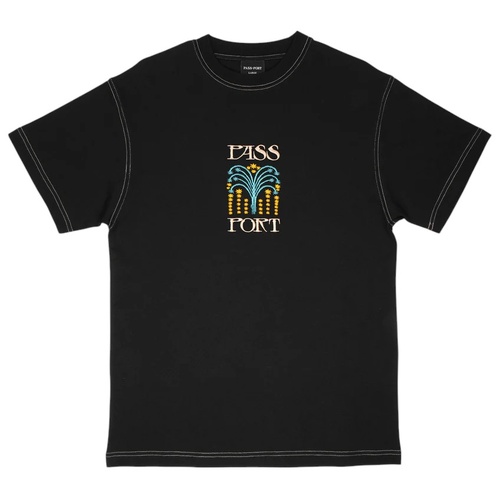 Passport Tee Roman Candle Black [Size: Mens Small] [Colour: Black]