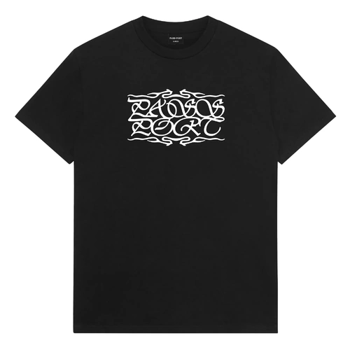 Passport Tee Calligraphy Black [Size: Mens Large] [Colour: Black]