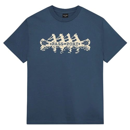 Passport Tee Canoe Harbour Blue [Size: Mens X Large] [Colour: Blue]
