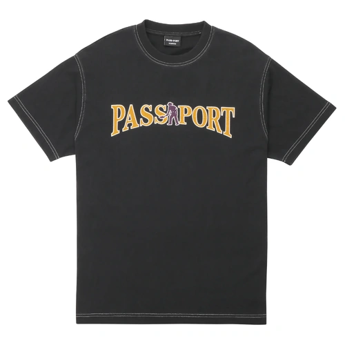 Passport Tee Official Contrast Washed Black [Size: Mens Small] [Colour: Black]
