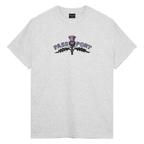 Passport Tee Thistle Embroidery Ash Grey [Size: Mens Medium]