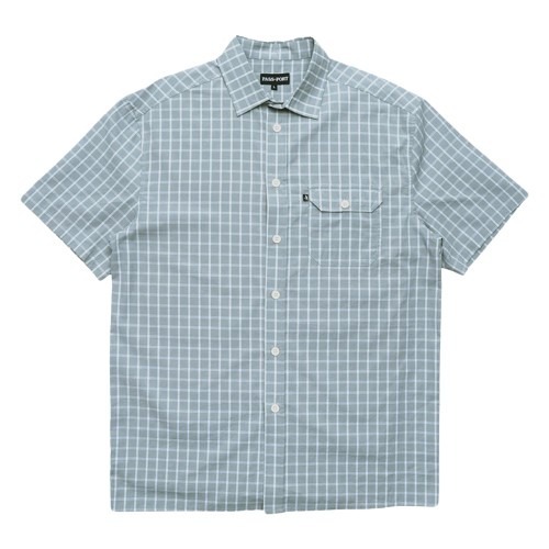 Passport Shirt Workers Check Stone [Size: Mens Medium]