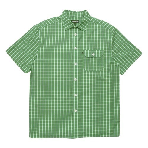 Passport Shirt Workers Check Green [Size: Mens Large]