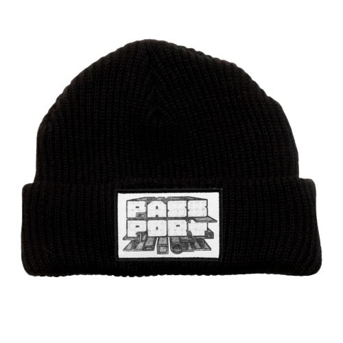 Passport Beanie Shippin Steel Black