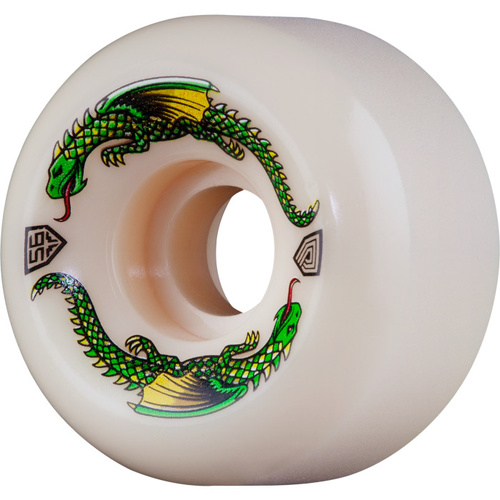 Powell Peralta Wheels Dragon Formula 93A 56mm x 36mm White