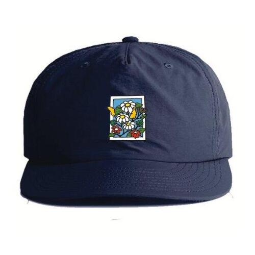 Pool Room Hat In Bloom Navy