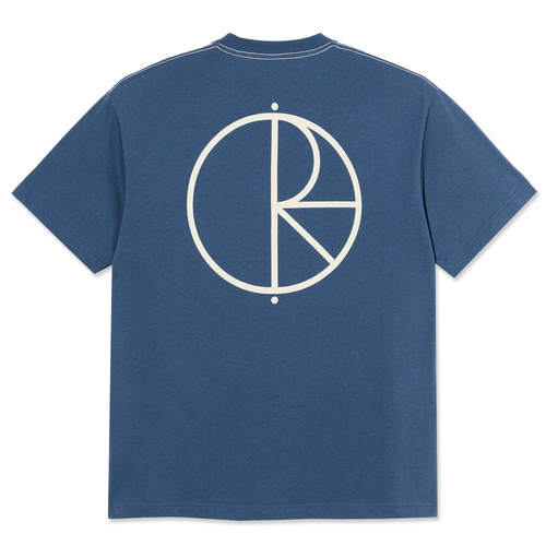 Polar Tee Contrast Stroke Logo Grey/Blue [Size: Mens Large] [Colour: Blue]