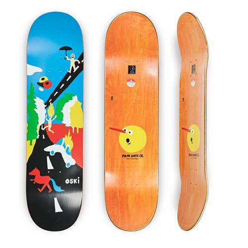 Polar Skate Co. Deck Beautiful Day Oskar Rozenberg 8.0 Inch Width