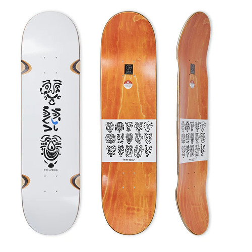 Polar Skate Co. Deck Faces Wheel Well Shin Sanbongi 8.25 Inch Width