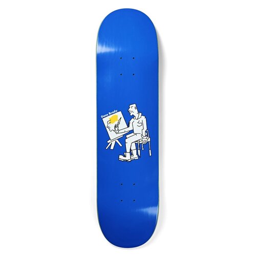 Polar Skate Co. Deck Painter Dane Brady Blue 8.375 Inch Width