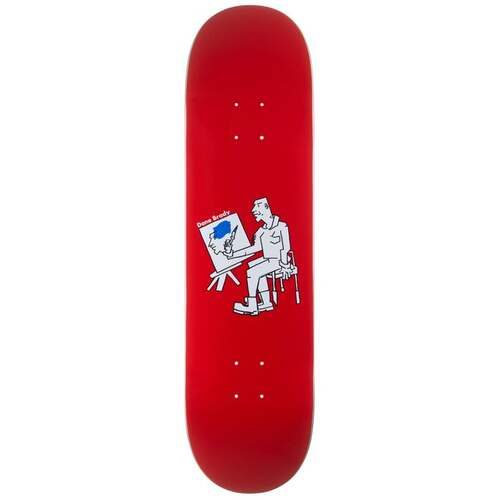 Polar Skate Co. Deck Painter Dane Brady Red 8.375 Inch Width