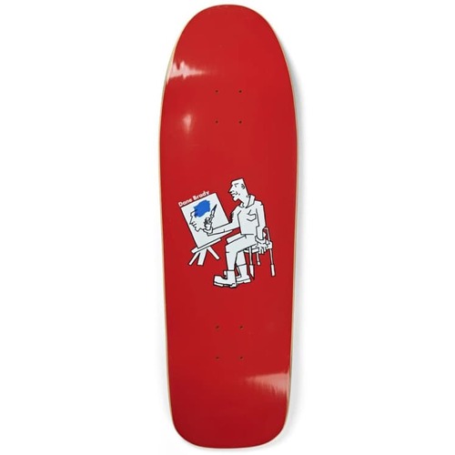 Polar Skate Co. Deck Painter Dane Brady Red Dane 1 9.75 Inch Width