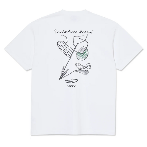 Polar Skate Co. Tee Sculpture Dream White [Size: Mens X Large] [Colour: White]