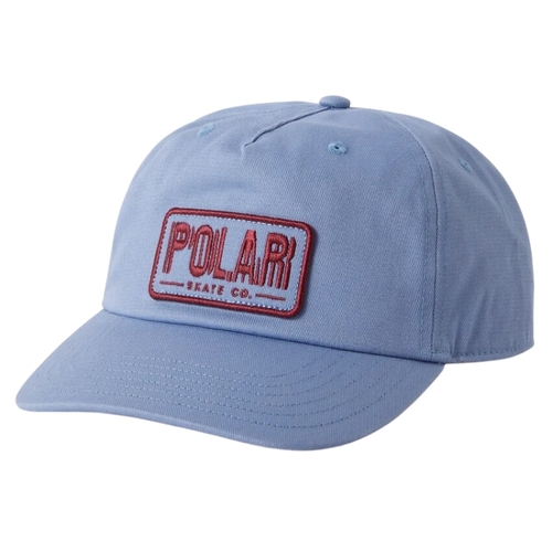 Polar Skate Co. Hat Earthquake Patch Oxford Blue