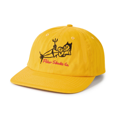 Polar Skate Co. Hat Michael Devil Woman Yellow