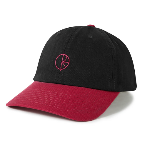 Polar Skate Co. Hat Sai Stroke Logo Black/Redcurrant M/L