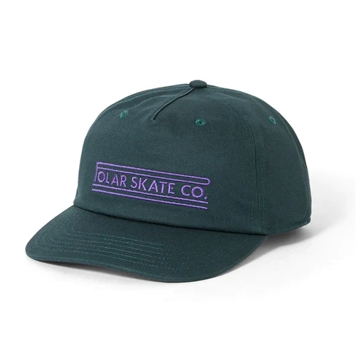 Polar Skate Co. Hat Stretch Logo Jake Cap Twill Dark Teal