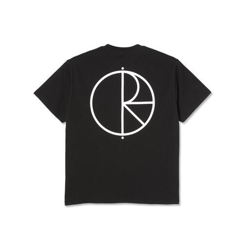 Polar Skate Co. Tee Stroke Black/White [Size: Mens Medium]