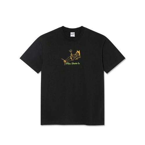 Polar Skate Co. Tee Devil Woman Black [Size: Mens Medium] [Colour: Black]