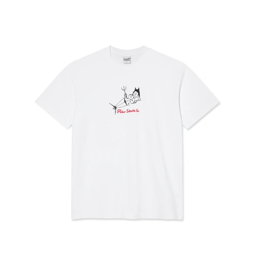 Polar Skate Co. Tee Devil Woman White [Size: Mens Medium] [Colour: White]