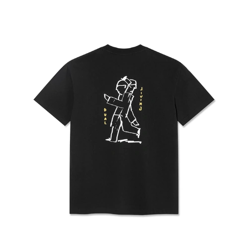Polar Skate Co. Tee Dual Living Black [Size: Mens Medium] [Colour: Black]