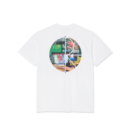 Polar Skate Co. Tee Fill Logo Ourselves Collage White [Size: Mens Medium] [Colour: White]