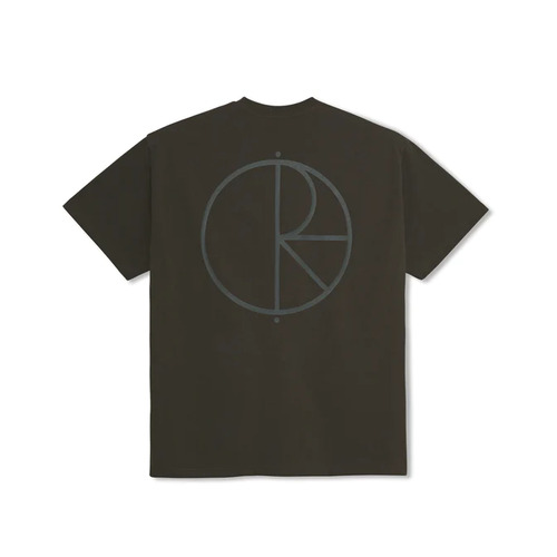 Polar Skate Co. Tee Stroke Logo Dirty Black [Size: Mens Medium]