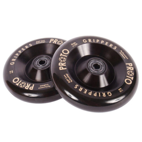 PROTO Wheels Classic Grippers 110mm Black on Black