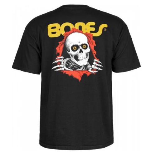 Powell Peralta Tee Bones Ripper Black [Size: Mens Medium]