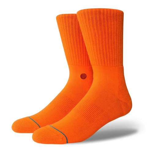 Stance Socks Icon Athletic Neon Orange US 9-13
