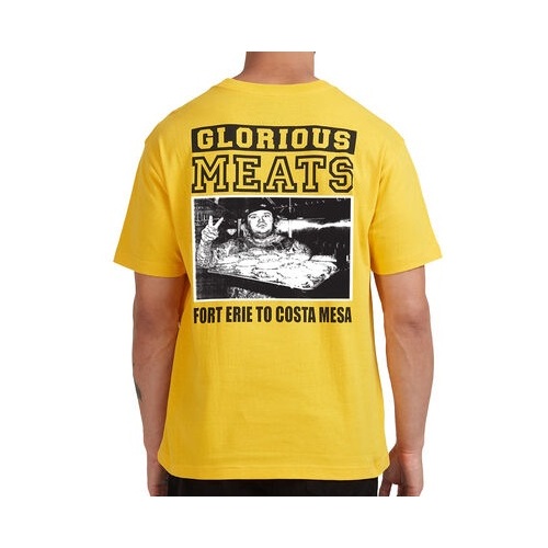 RVCA Tee Glorious Meats Gold [Size: Mens XX Large]