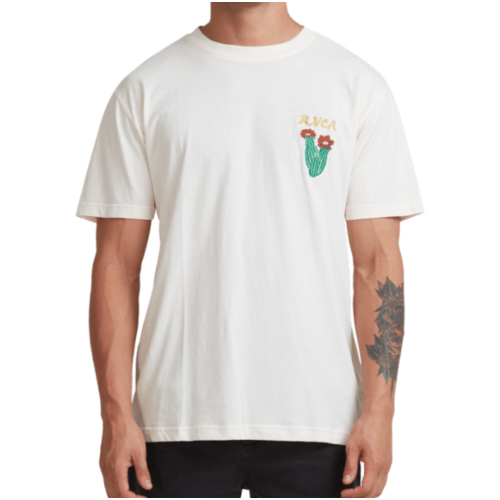 RVCA Tee Societas Bleached