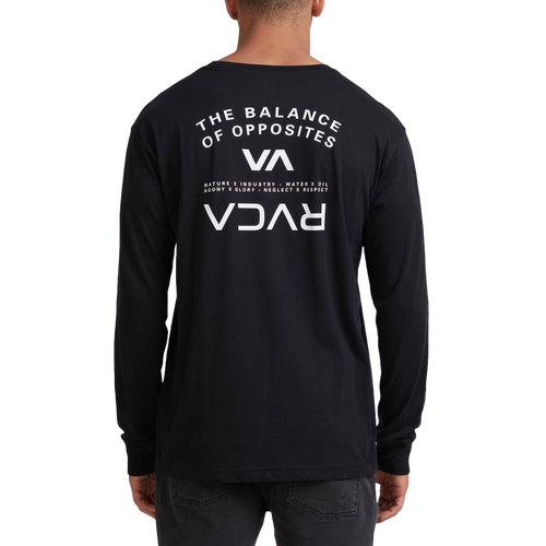 RVCA Tee L/S Bend It Like Black [Size: Mens Medium]