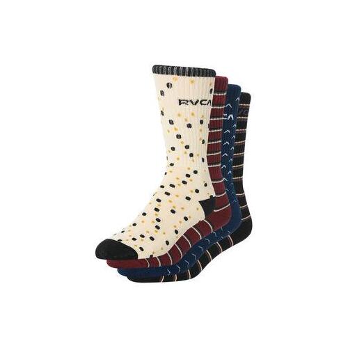 RVCA Socks 4pk Multi