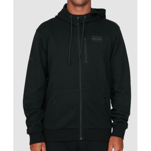 RVCA Jumper Hood PO Sport Tech Black [Size: Mens Medium]